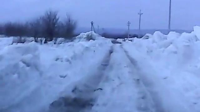 сугробы высотой с машину =D ( поездка на дачу ) смотреть онлайн