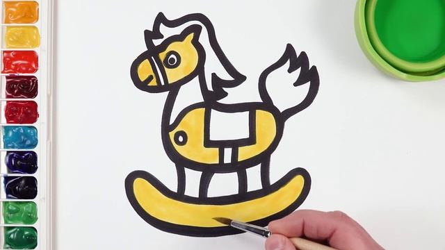 Рисуем фломастерами. Простой милый рисунок. Рисование для детей смотреть онлайн