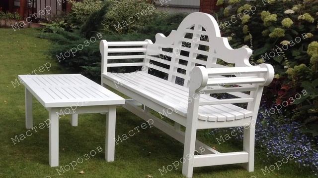 Садовая скамья в английском стиле LUTYENS BENCH DIY #садсвоимируками #работаподереву  #misterwood