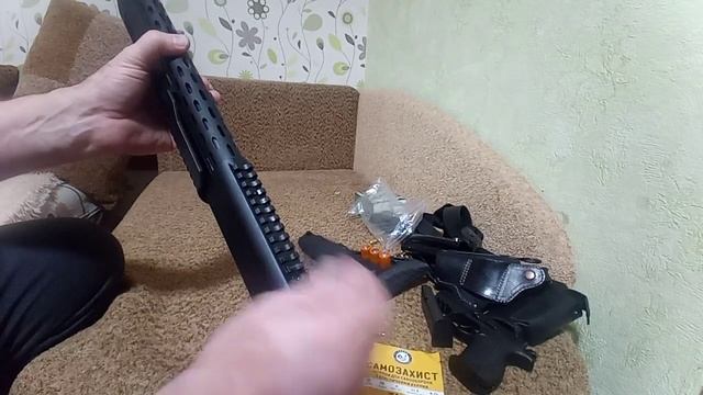 обзор Турецкого помпового ружья,, Huglu Atrox,,7+1. смотреть онлайн