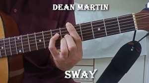 Dean Martin - Sway (guitar cover)