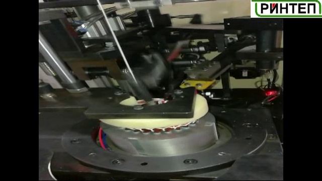 РИНТЕП - Машина для шнуровки обмотки двигателя смотреть онлайн