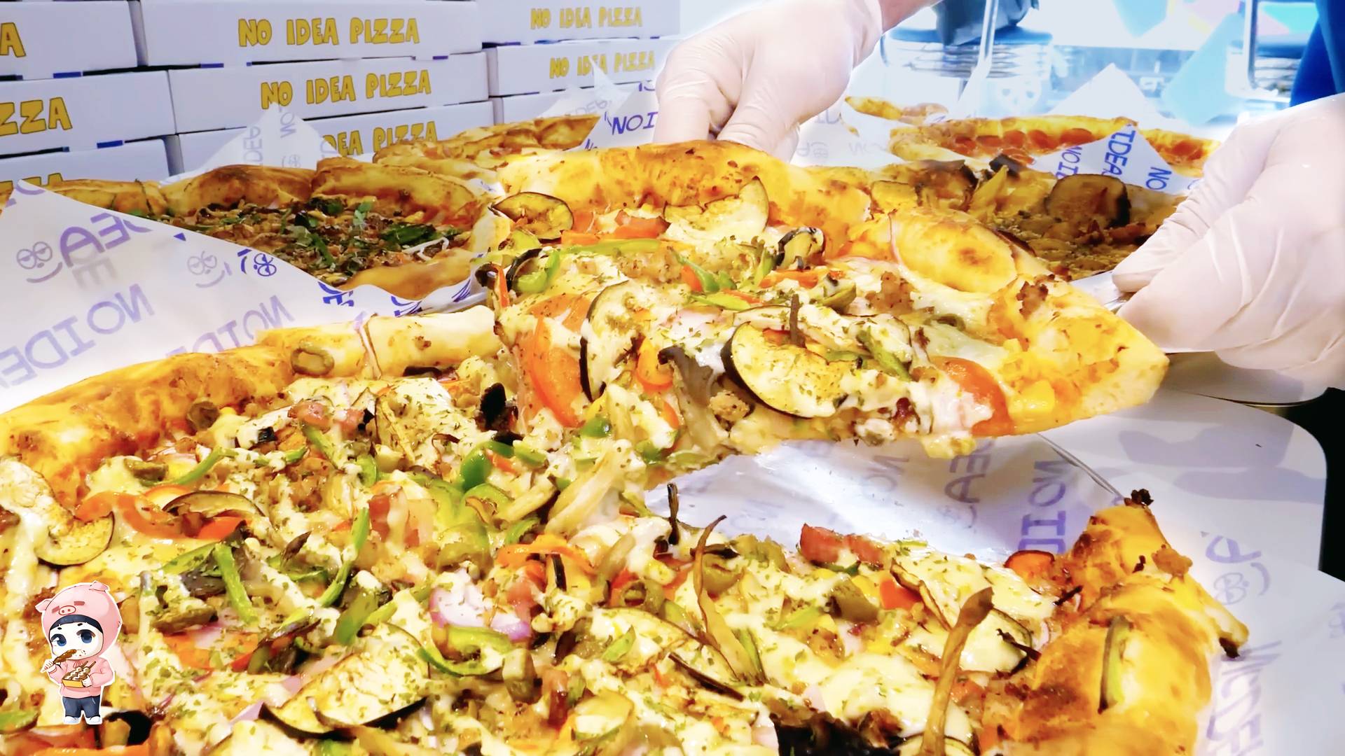 Как приготовить супер вкусную домашнюю пиццу - корейская уличная еда смотреть онлайн