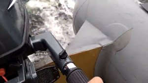 Поведение лодки кайман 330 на небольшой волне