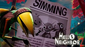 Открыла тайную комнату Не смогла Спиреть Ключ.▶️ Полное прохождение ▶️Hello neighbor 2 Alpha