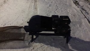 Садовый измельчитель "Сруб-300" с бензиновым двигателем 6,5 лс