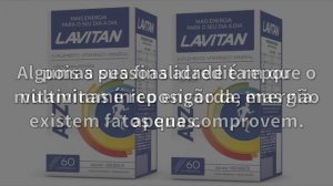 LAVITAN Engorda? Para Que Serve? [Multivitaminico]