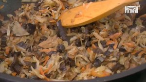 Грибной суп с ячневой крупой. Съешь вместе с ложкой!