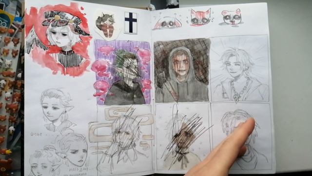 оБзор на психовАнныЙ скетчбУк часть первая из чёрт знает скольки(((9 смотреть онлайн