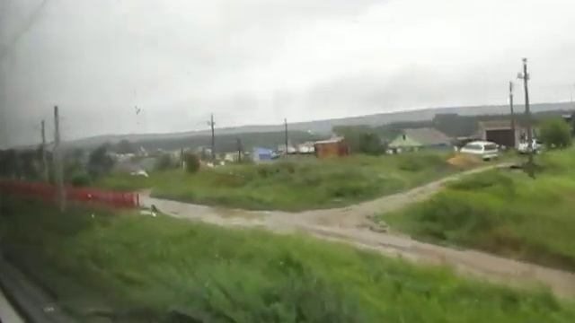 Стук колёс в электричке ЭД9М 1048/1049 Подкаменная - Черемхово смотреть онлайн