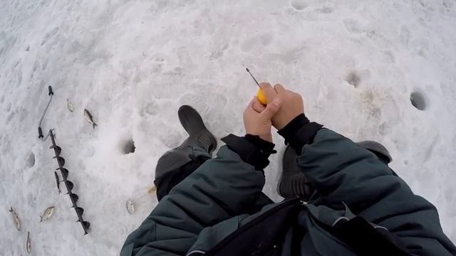 Один час рыбалки на безнасадку на Горе Море
