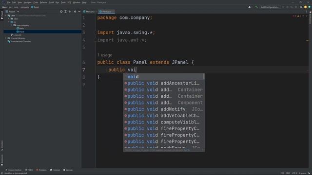 How to DRAW LINES on to a PANEL in Java смотреть онлайн