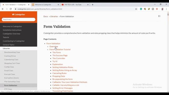 Codeigniter tutorial in Hindi (Libraries) | part 10 ? 2020