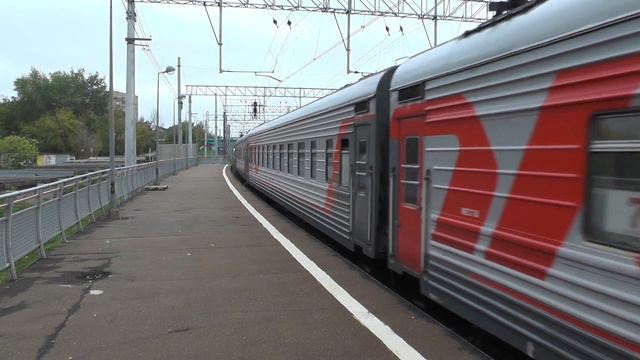 Электровоз ЧС2К-866 с поездом № 116 Москва - Уфа смотреть онлайн