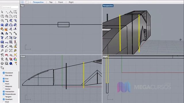 2/35 Megacurso Rhino 3D 70h desde 0 a 100: Nave 3D (tutorial español) смотреть онлайн