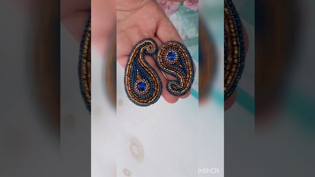 #handmade #брошьизбисера #брошьсвоимируками Обзор моих брошей