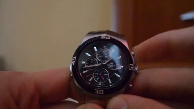 Часы Casio Edifice Chronograph Mens Watch EF-514 смотреть онлайн