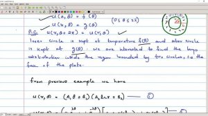 Laplace Equation In Polar Coordinates Distribution of Temperature in Annuli (Annulus) Solved Proble