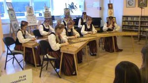 Звучит латышская кокле. Концерт в Центральной библиотеке г.Риги, 11.04.2018 г. Часть1-я.