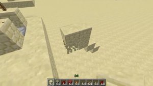Minecraft механизмы - [сдвиг блока на 2 вниз]