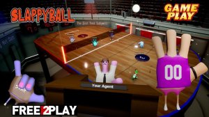 Slappyball ★ Gameplay ★ PC Steam [ Free to Play ] volleyball Game 2021 ★ 1080p60FPS