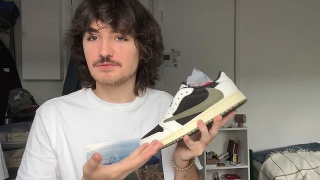 AIR JORDAN 1 TRAVIS SCOTT "OLIVE" ПОДРОБНЫЙ ОБЗОР ONMYFEET