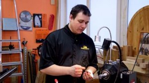 Цанговый патрон, сверление на токарном станке по дереву