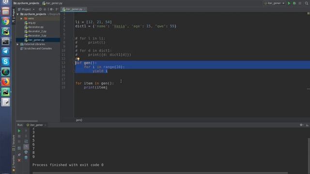 5 python iterator generator