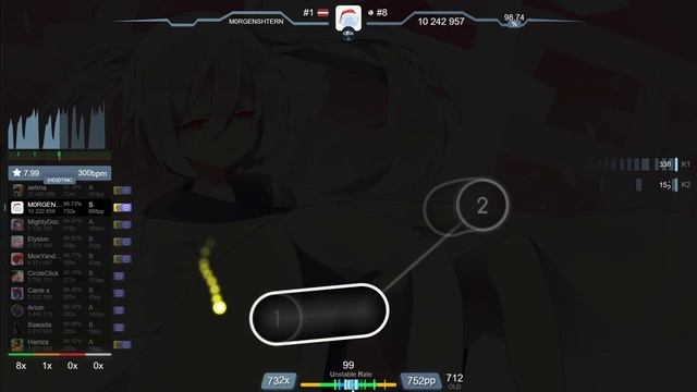 [9.01⭐] M0RGENSHTERN | yuikonnu - Kakushigoto [Asaiga's Extra] 1st +HDDT FC 97.79% {#1 934pp} - osu смотреть онлайн