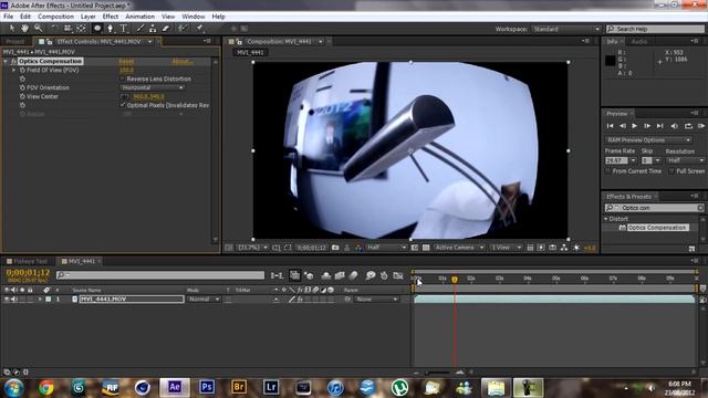 Fish Eye Lens Effect in After Effects смотреть онлайн