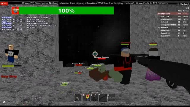 Roblox Zombie Fight #3 смотреть онлайн
