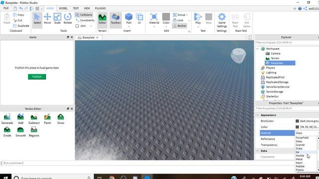 Creating a Baseplate in Roblox Studios! смотреть онлайн