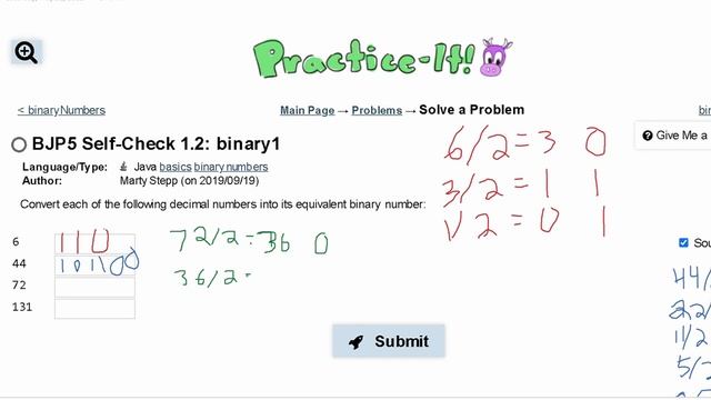 Java Practice-it Introduction to Java Programming | Self-Check 1.2 binary1 смотреть онлайн