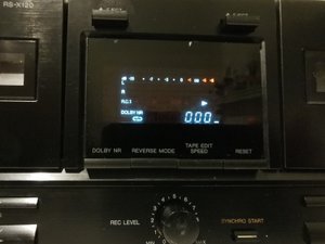 Винтажная магнитола TECHNICS RS-X120 dolby Hi-Fi stereo-ЯПОНИЯ-1990-год