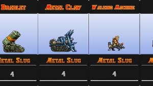 METAL SLUG All Tanks - 1,2,X,3,4,5,6,7,XX | Every Slug | All Vehicles