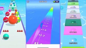 Ball Run 2048 Merge Number vs Ball Run Infinity vs Layer Man Run
