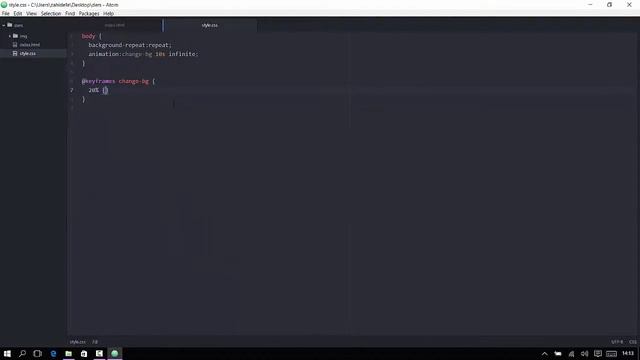 CSS 3 Değişen Arkaplan Yapımı смотреть онлайн