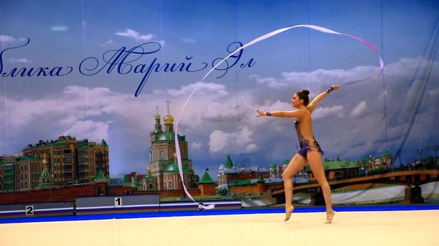 Художественная гимнастика. Выступление Анны Одинцовой смотреть онлайн