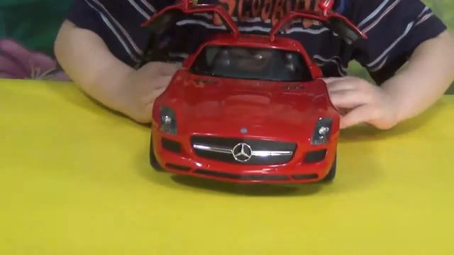 Mercedes Benz SLS AMG Toy. Test drive at Bogdan`s Show. смотреть онлайн