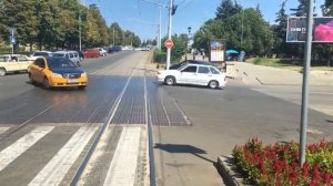 Движение трамвая по маршруту №4 в Пятигорске.mp4