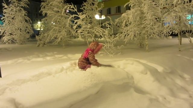 Надым.Много снега!Не знаете, как пройти? Учитесь! смотреть онлайн