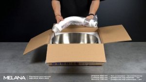 Обзор накладной раковины MELANA 400 LAKE