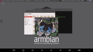 Установил версию Armbian Linux на медиа-бокс Amlogic S905X2 4GB/32GB.