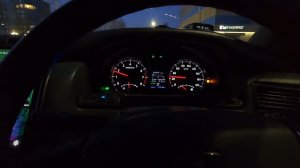 Приборка GRS210, вечерние покатушки