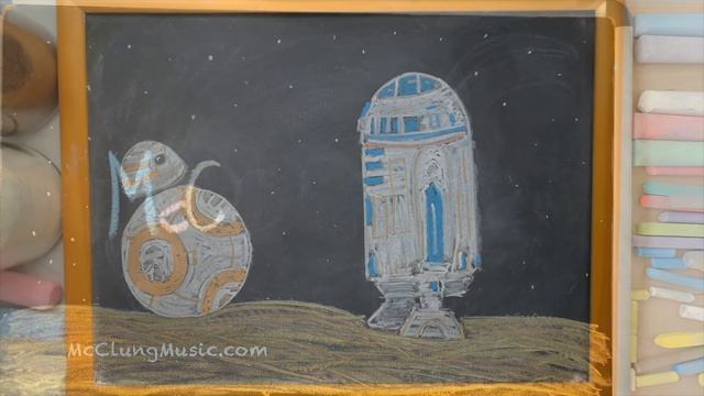 Star Wars! ♫ Chalk Art Lullaby for Babies, Pets, Plants, or You ;) смотреть онлайн