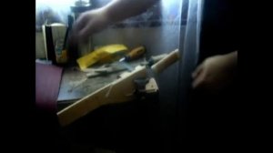 Рукоять ножа из пробки