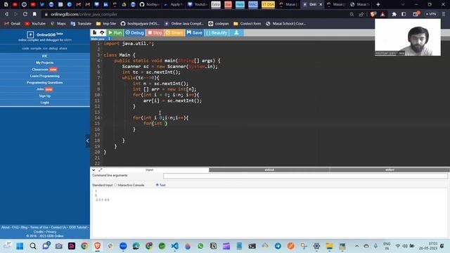 Square Sorting DSA Interview Question || Sorting Numbers with Bubble Sort in Java - Hoshiyar Jyani