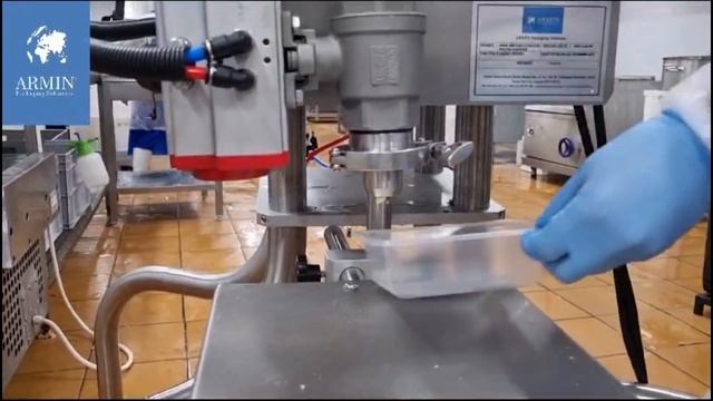 ARMINPACK Полуавтоматическая машина для наполнения салатов/ Semi-Automatic Filling Machine for Sala смотреть онлайн