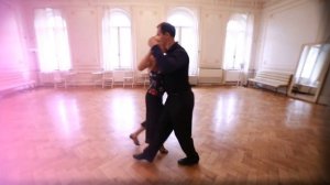 Основы танца милонга. Центр танца "Тангомания", преподаватели Михаил и Татьяна.