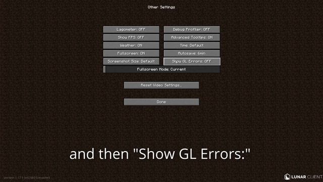 How to Fix Gl Error message on Lunar Client смотреть онлайн